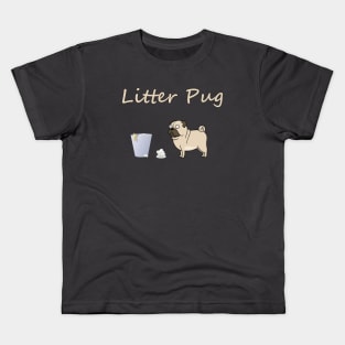 Litter pug Kids T-Shirt